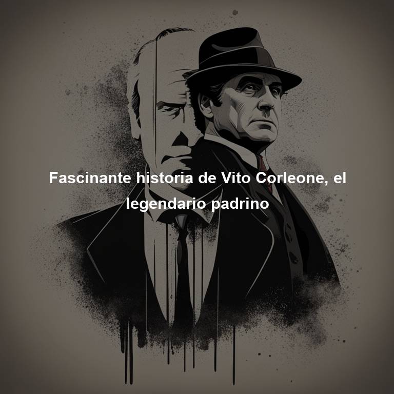 Fascinante historia de Vito Corleone, el legendario padrino